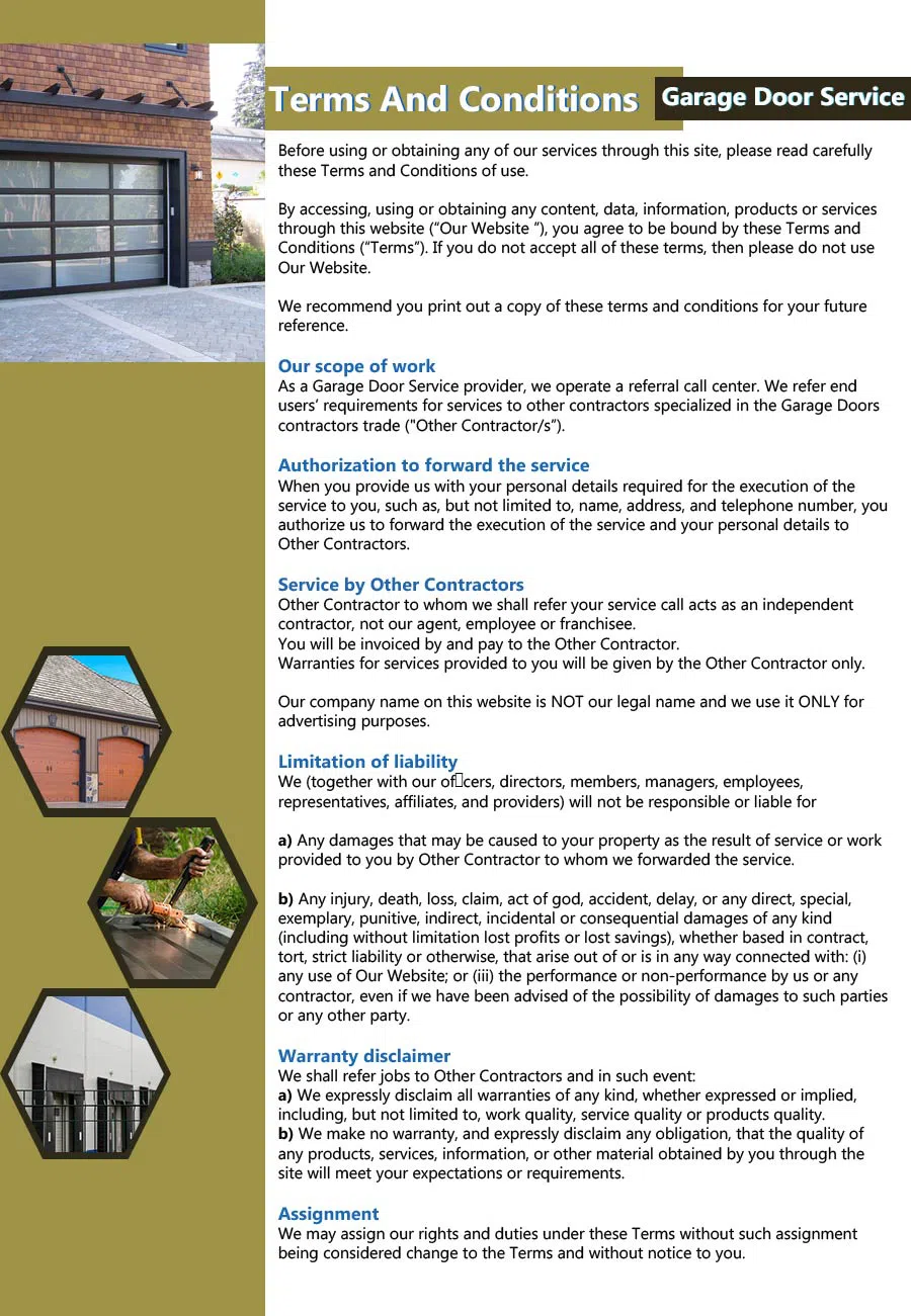 Security Garage Door Repairs San Francisco, CA 415-997-0133